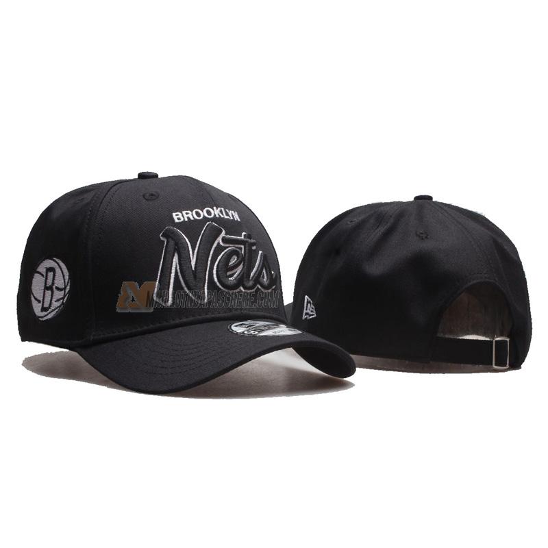 casquette de baseball brooklyn nets de noir 2023