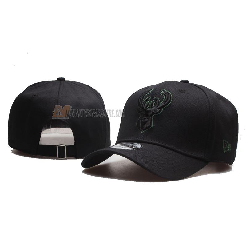 casquette de baseball milwaukee bucks de noir xl1 2023