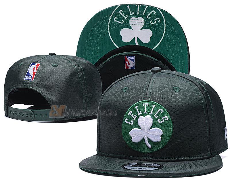 casquette hip hop boston celtics de noir cas1