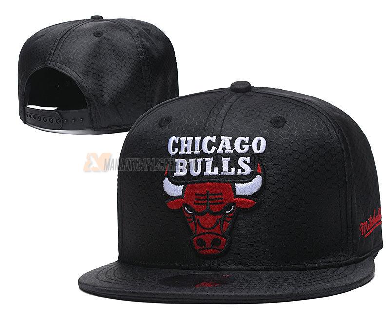 casquette hip hop chicago bulls de noir cas26