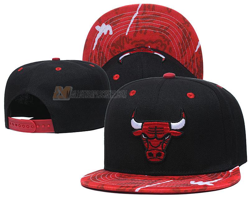 casquette hip hop chicago bulls de noir cas27