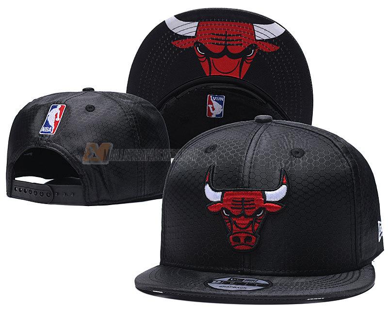 casquette hip hop chicago bulls de noir cas36