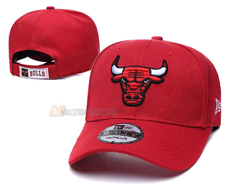 casquette hip hop chicago bulls de rouge cas13