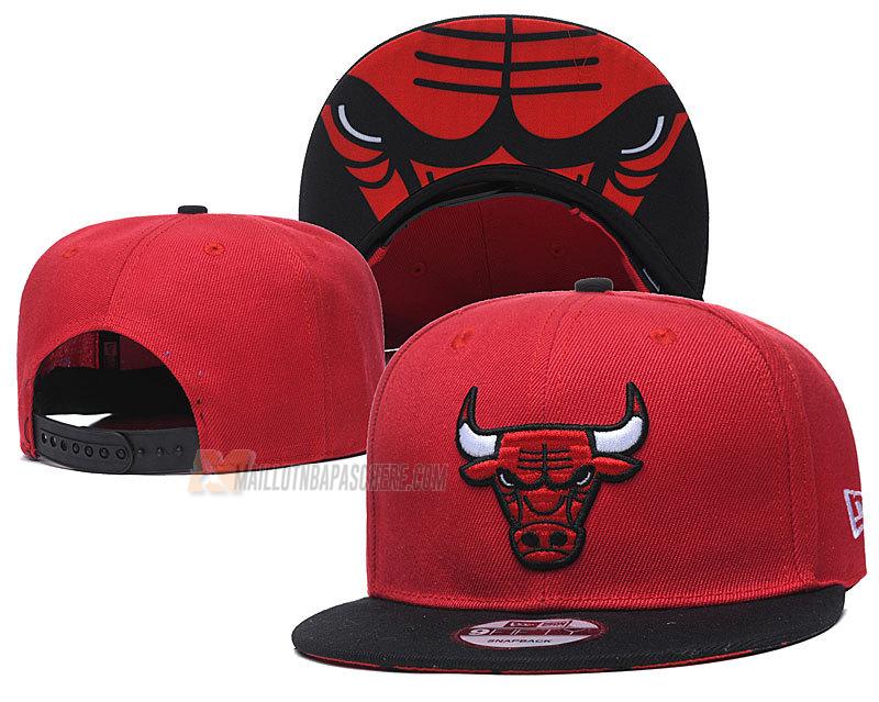 casquette hip hop chicago bulls de rouge cas15