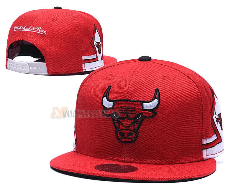 casquette hip hop chicago bulls de rouge cas29