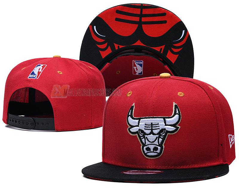 casquette hip hop chicago bulls de rouge cas30