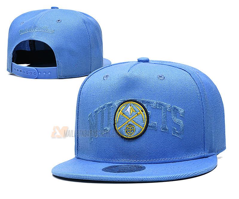 casquette hip hop denver nuggets de bleu cas125