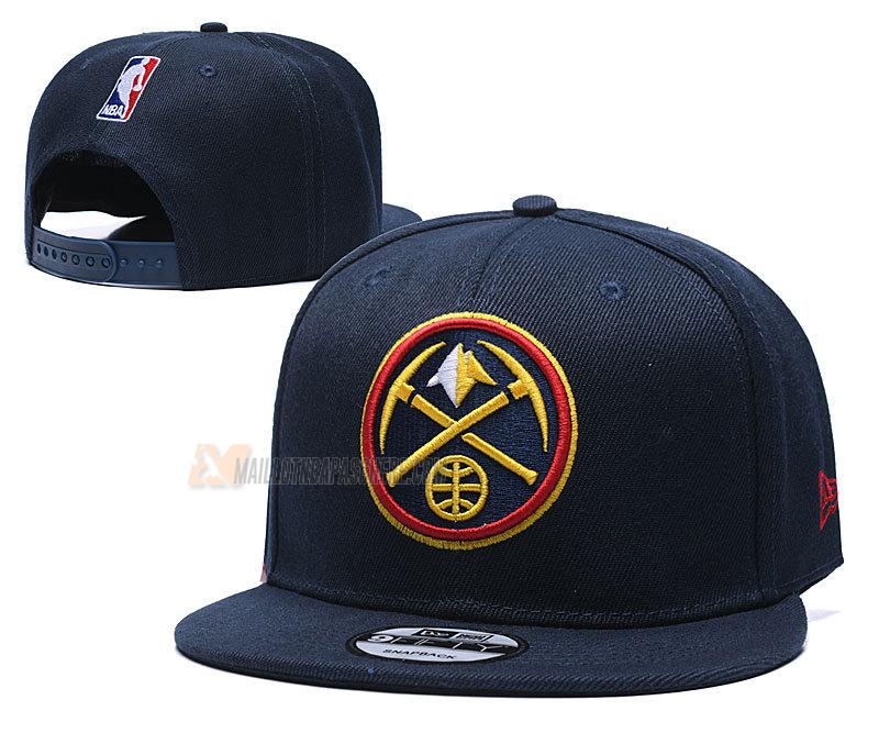 casquette hip hop denver nuggets de bleu cas129