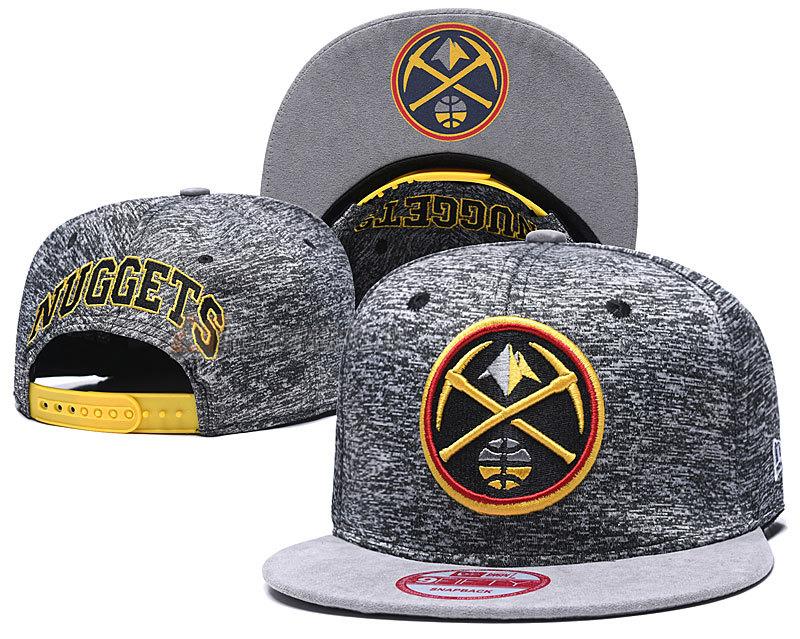 casquette hip hop denver nuggets de gris cas127