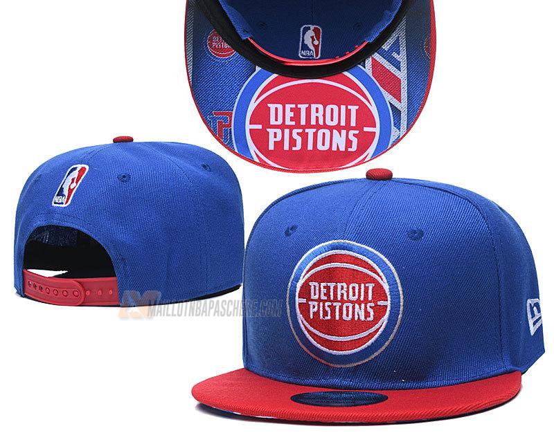 casquette hip hop detroit pistons de bleu cas123