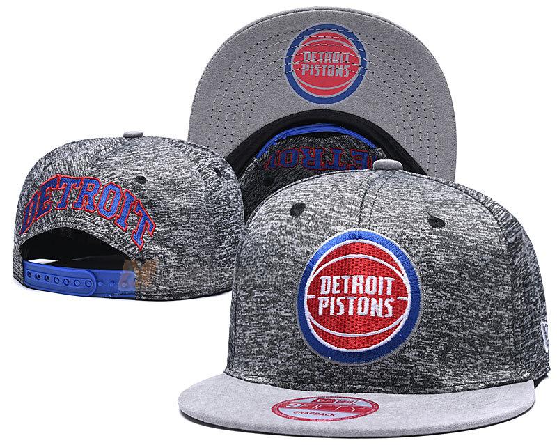 casquette hip hop detroit pistons de gris cas122