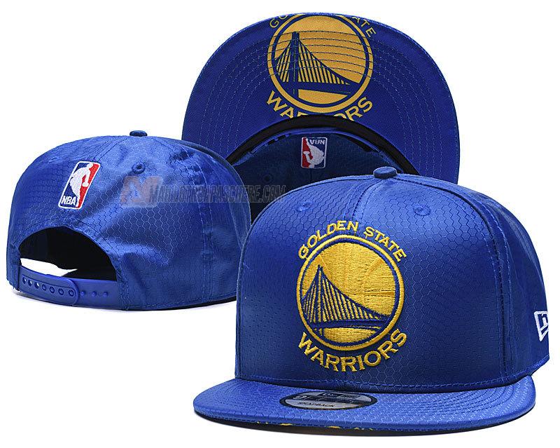 casquette hip hop golden state warriors de bleu cas44