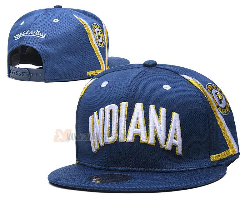 casquette hip hop indiana pacers de bleu cas47