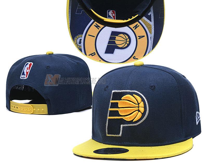 casquette hip hop indiana pacers de bleu cas49