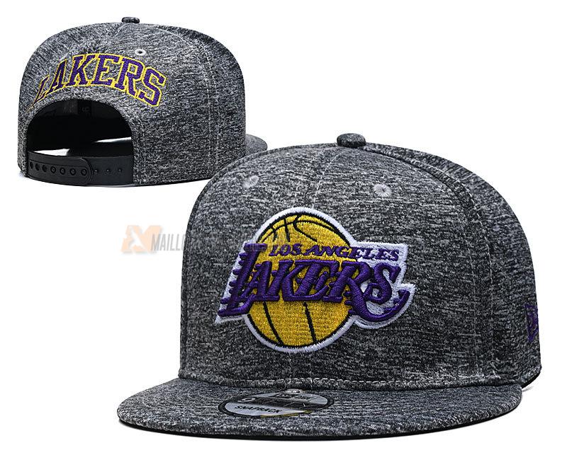 casquette hip hop los angeles lakers de gris cas59