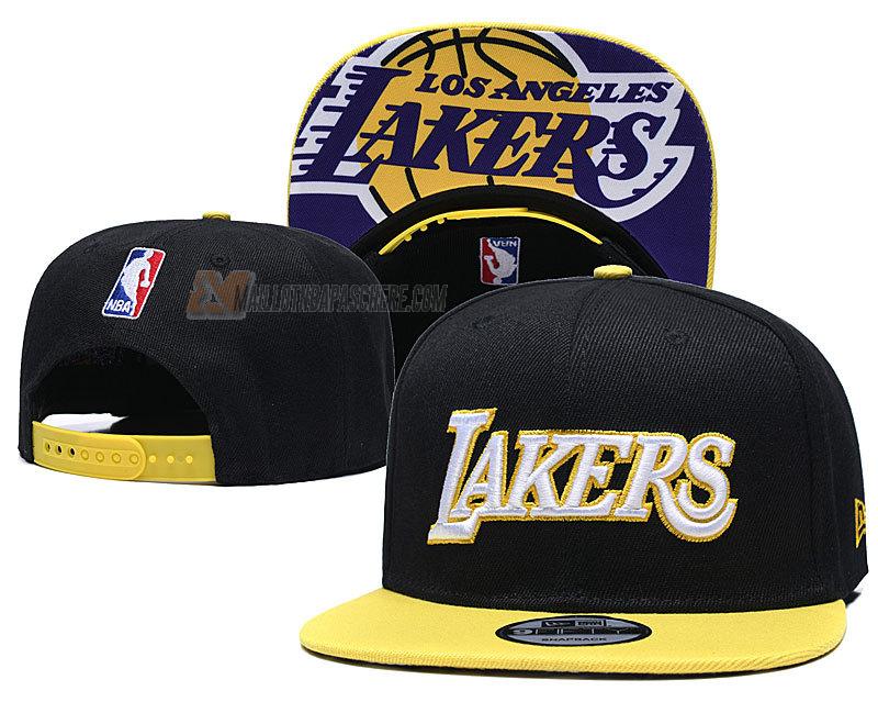 casquette hip hop los angeles lakers de noir cas53