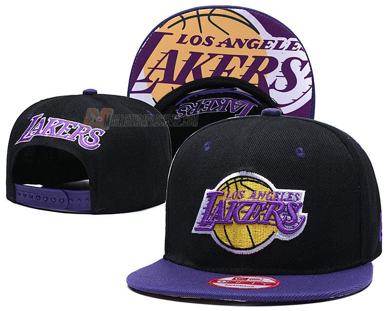 casquette hip hop los angeles lakers de noir cas56