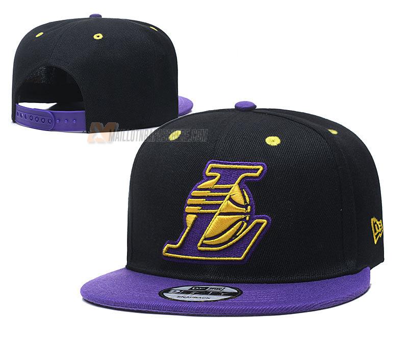 casquette hip hop los angeles lakers de noir cas67