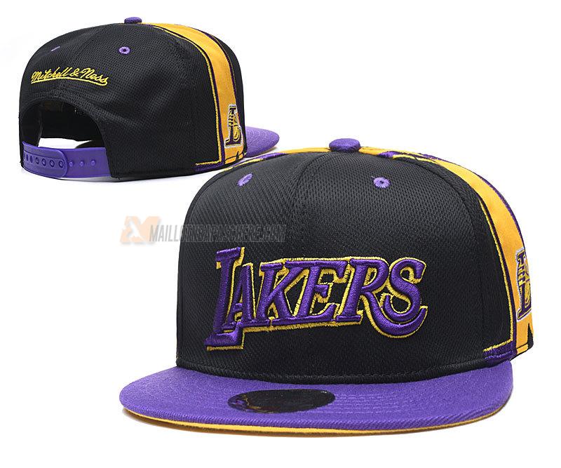 casquette hip hop los angeles lakers de noir cas75