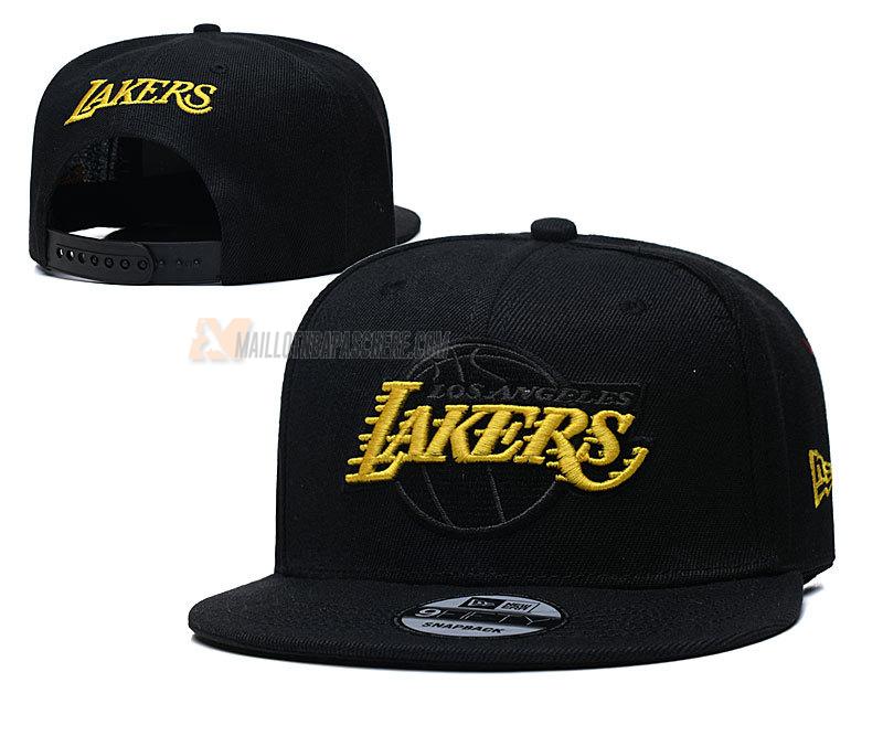 casquette hip hop los angeles lakers de noir cas77