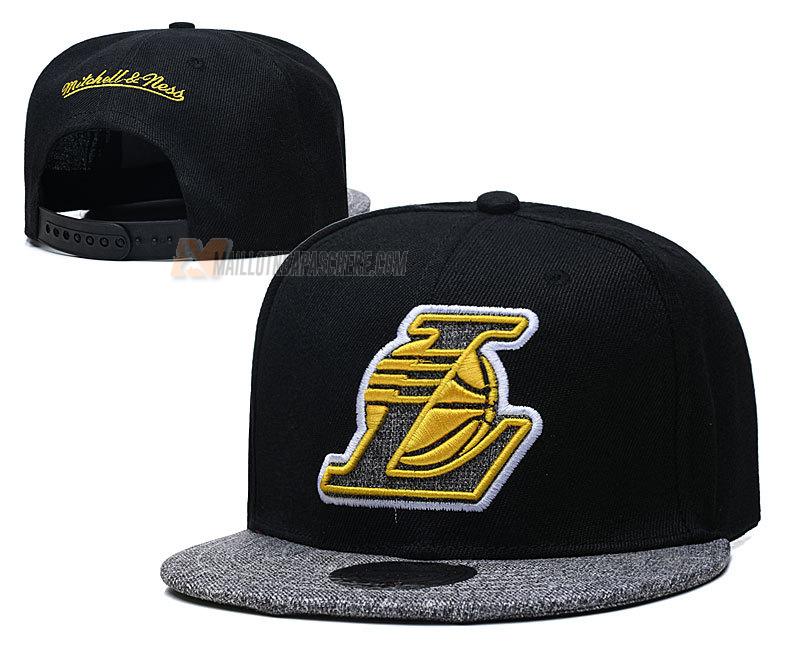 casquette hip hop los angeles lakers de noir cas81