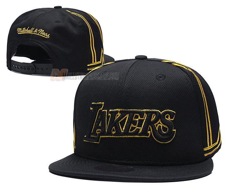 casquette hip hop los angeles lakers de noir cas88