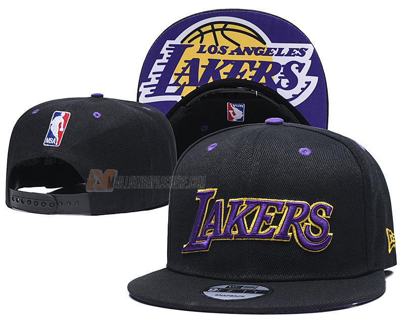 casquette hip hop los angeles lakers de noir cas90