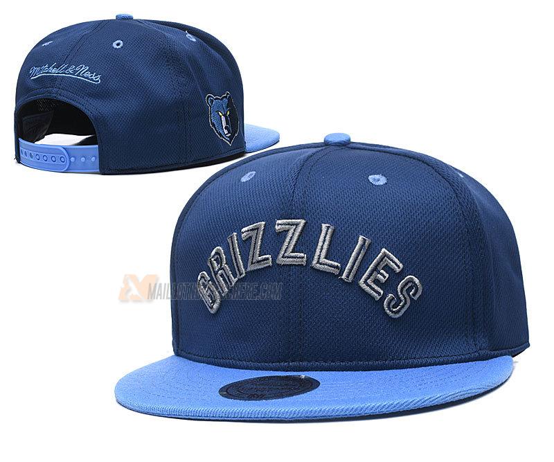 casquette hip hop memphis grizzlies de bleu cas93