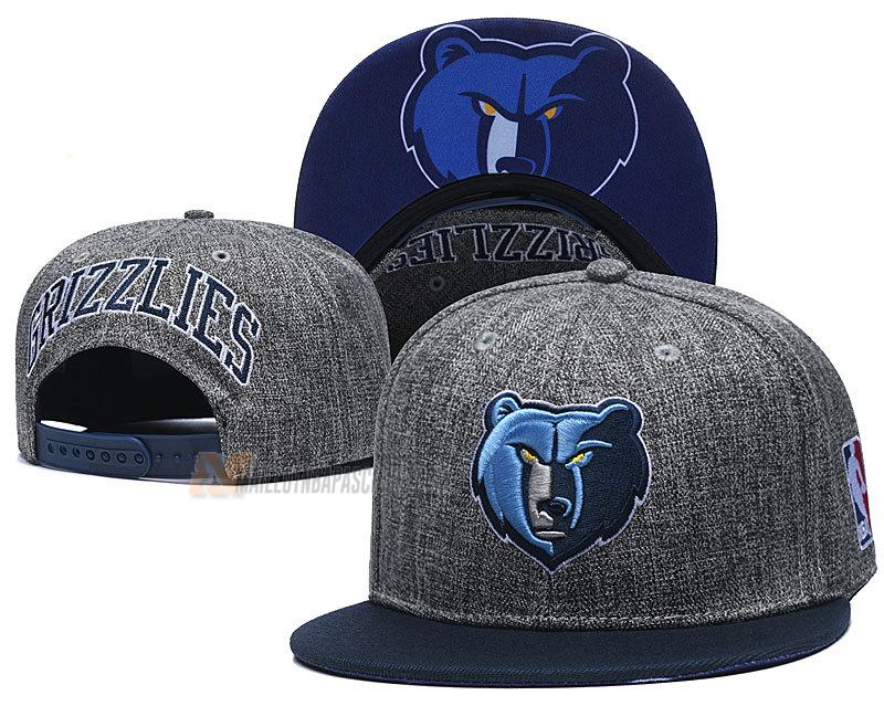 casquette hip hop memphis grizzlies de gris cas95