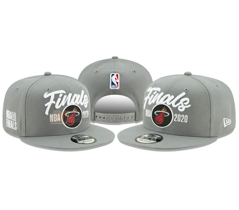 casquette hip hop miami heat de gris cas141