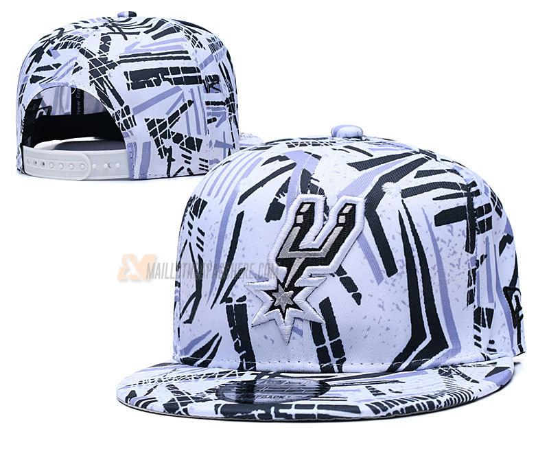 casquette hip hop san antonio spurs de blanc cas111