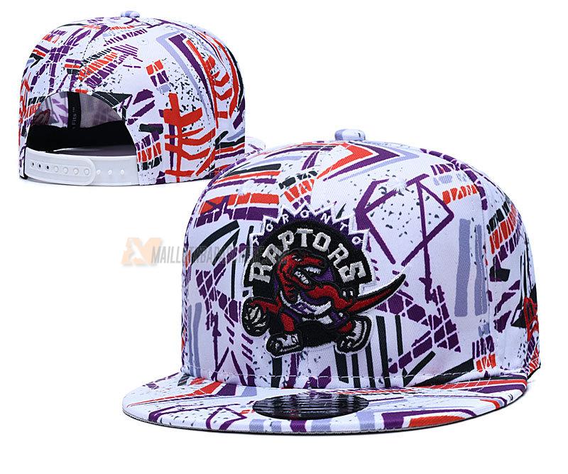 casquette hip hop toronto raptors de blanc cas112