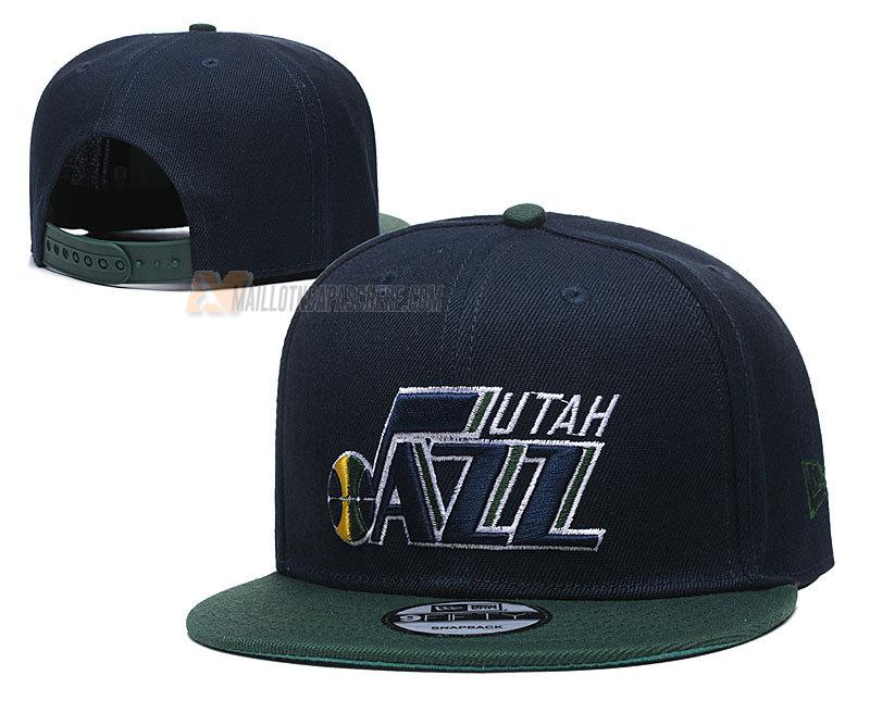 casquette hip hop utah jazz de bleu cas114