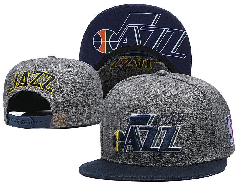 casquette hip hop utah jazz de gris cas113