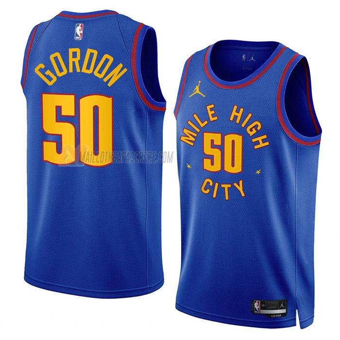 maillot aaron gordon denver nuggets de 50 homme bleu statement edition 2023