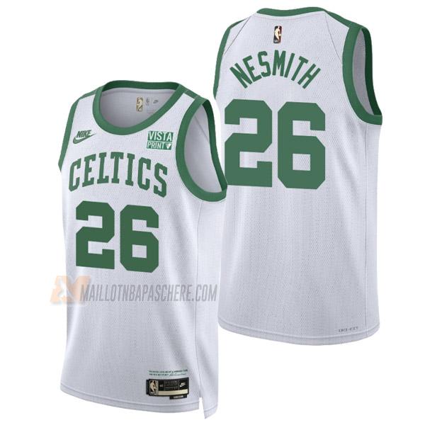 maillot aaron nesmith boston celtics de 26 homme blanc classic edition 2022