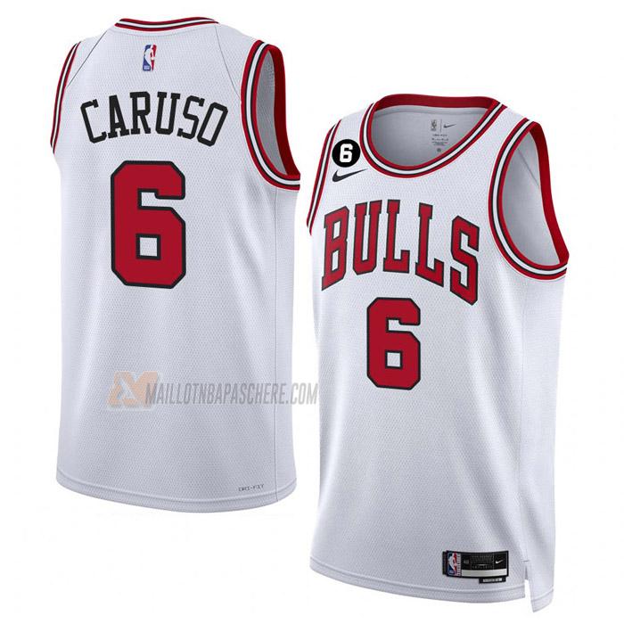 maillot alex caruso chicago bulls de 6 homme blanc association edition 2023