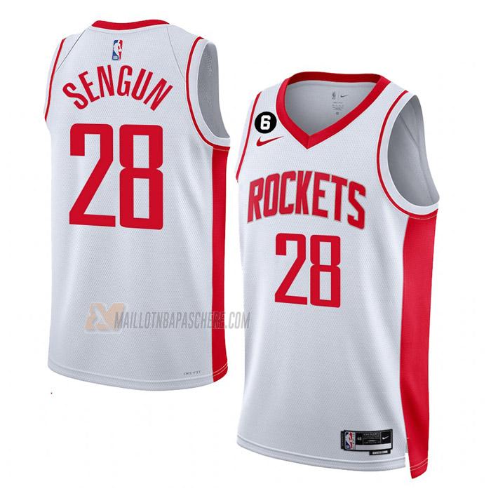 maillot alperen sengun houston rockets de 28 homme blanc association edition 2023