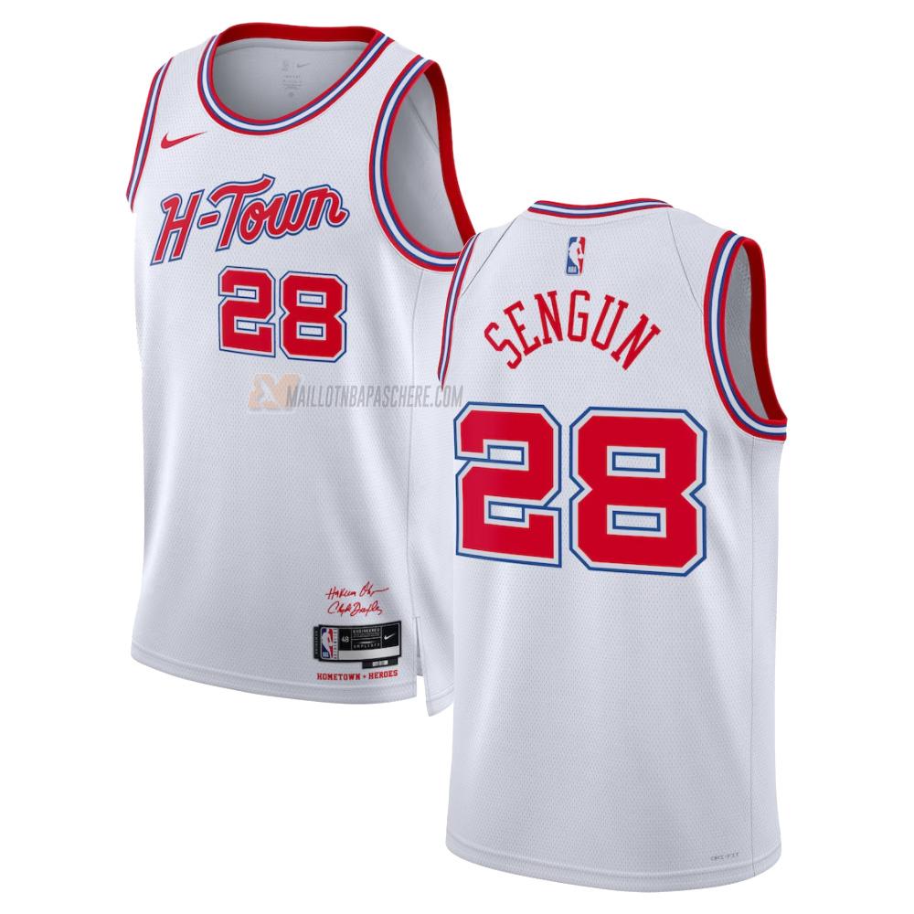 maillot alperen sengun houston rockets de 28 homme blanc city edition 2023-24