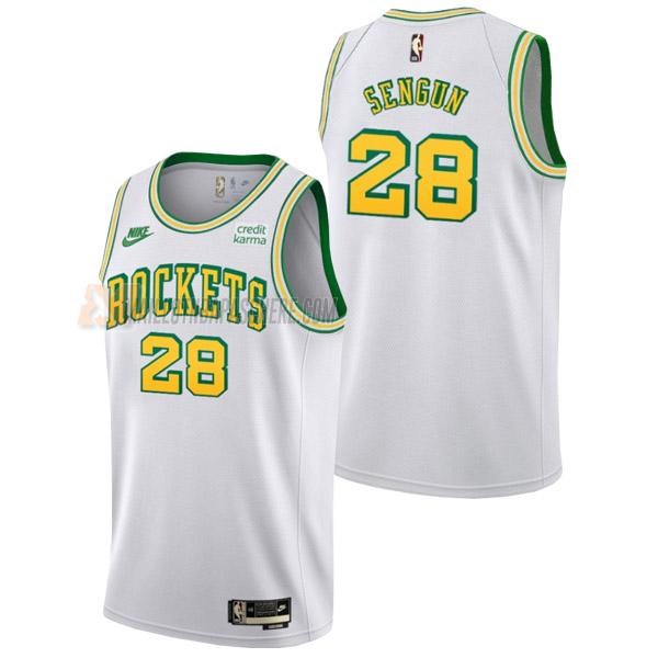 maillot alperen sengun houston rockets de 28 homme blanc classic edition 2023