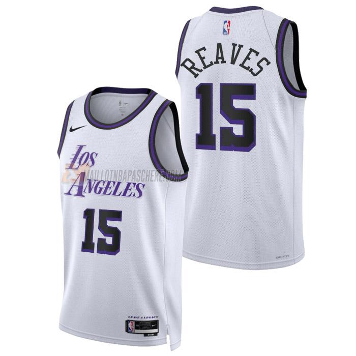 maillot austin reaves los angeles lakers de 15 homme blanc city edition 2023