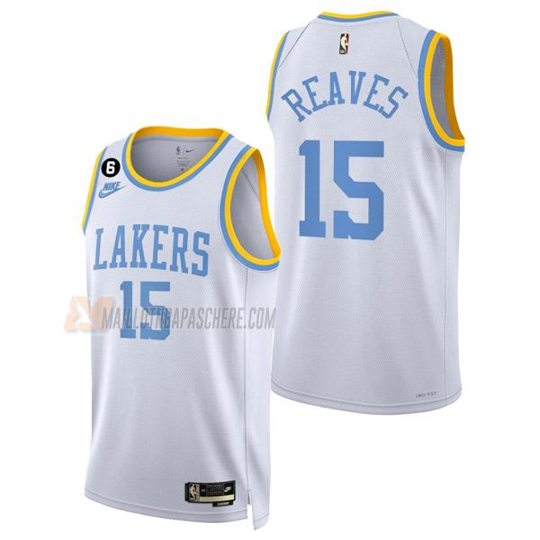 maillot austin reaves los angeles lakers de 15 homme blanc classic edition 2023