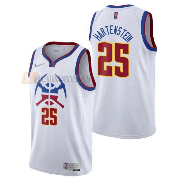 maillot austin rivers denver nuggets de 25 homme blanc earned edition 2021