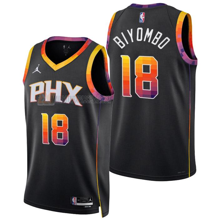 maillot bismack biyombo phoenix suns de 18 homme noir statement edition 2023