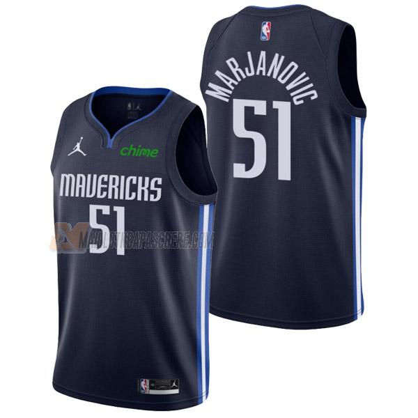 maillot boban marjanovic dallas mavericks de 51 homme bleu marine statement edition 2022