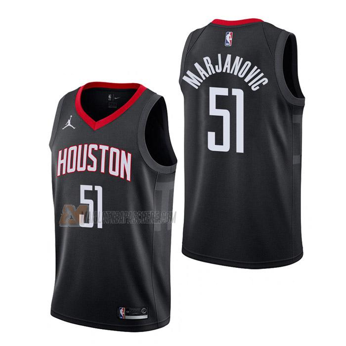 maillot boban marjanovic houston rockets de 51 homme noir statement edition 2023