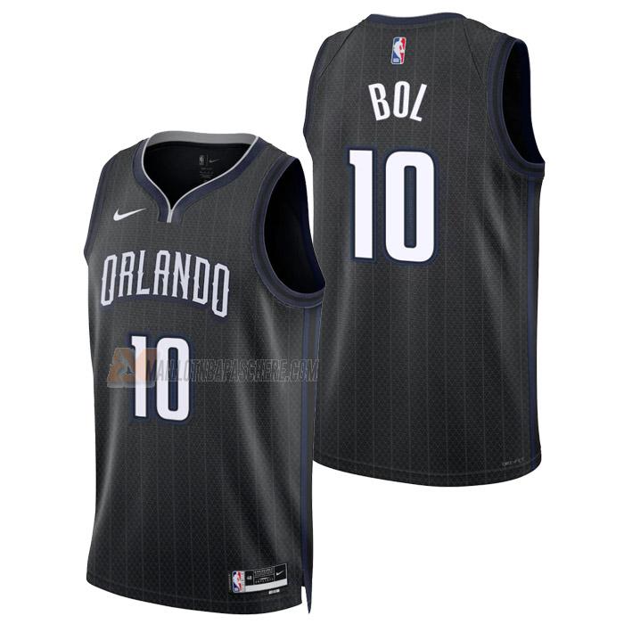 maillot bol bol orlando magic de 10 homme noir city edition 2023