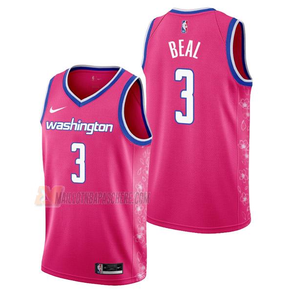 maillot bradley beal washington wizards de 3 homme rose city edition 2023