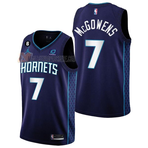 maillot bryce mcgowens charlotte hornets de 7 homme mauve statement edition 2023