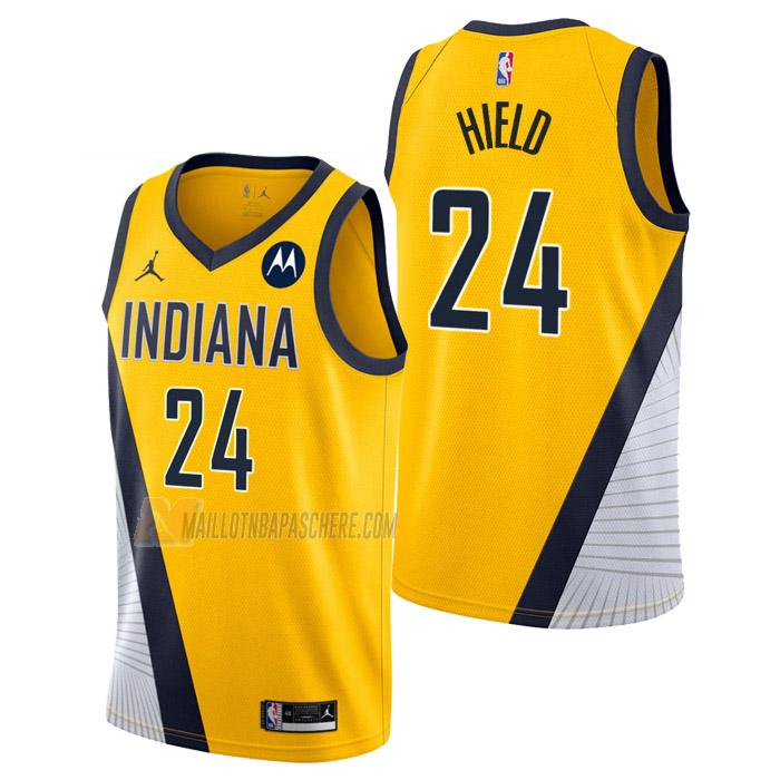 maillot buddy hield indiana pacers de 24 homme jaune statement edition 2023